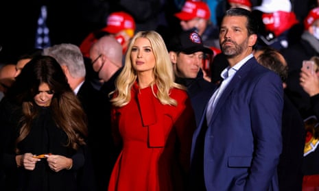 The select committee investigating the Capitol attack is interested in conversations among Donald Trump’s children and top aides on 29 September 2020.