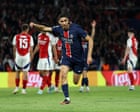 Hakimi seals PSG’s Champions League final spot as bold Arsenal fall short