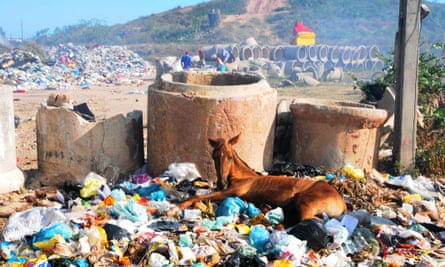 Aguazinha landfill in Olinda, Brazil. Less than 1% of Brazil’s concrete waste is recycled.