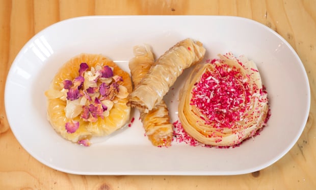 ‘Fragile crowns of crisp pastry’: Pary’s famed baklava.