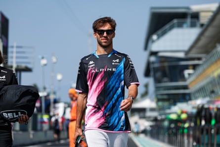 Alpine driver Pierre Gasly at Monza
