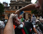 Police use pepper spray at Sydney rally against Isaac Herzog visit, with MP alleging officers threw punches