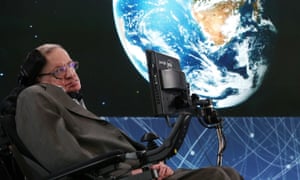 Professor Stephen Hawking attends the New Space Exploration Initiative “Breakthrough Starshot” Announcement at One World Observatory on April 12, 2016 in New York City. 