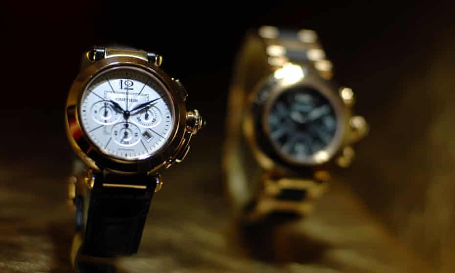 A Cartier luxury watch