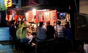 Fukuoka Japan - Yatai open air food stalls