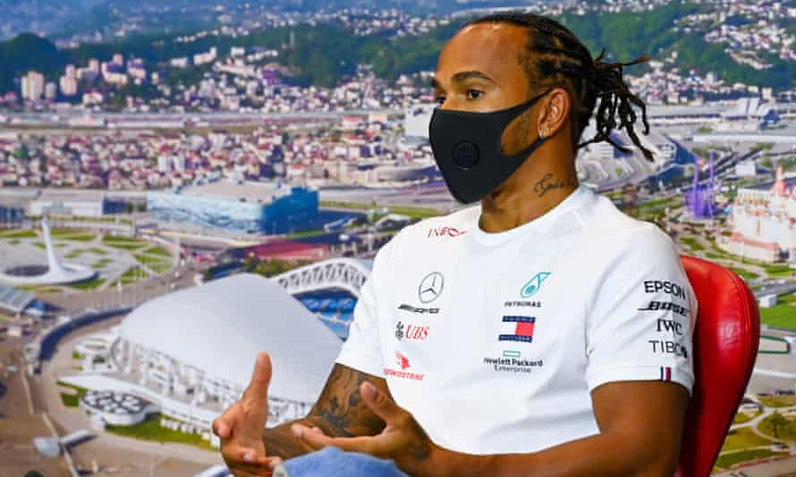 Lewis Hamilton Says Blm Protest Is Human Rights Issue Not About Politics Lewis Hamilton The Guardian