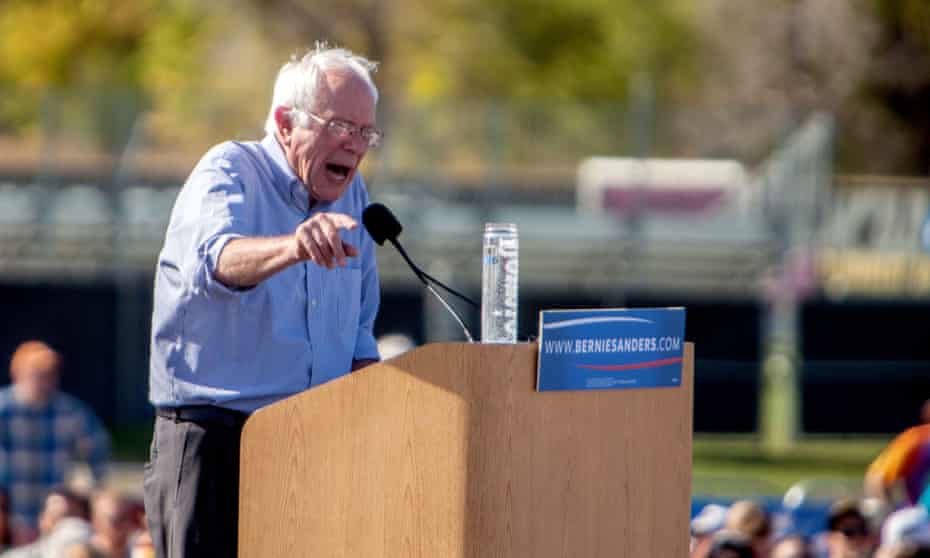 Bernie Sanders campaigns in Colorado.