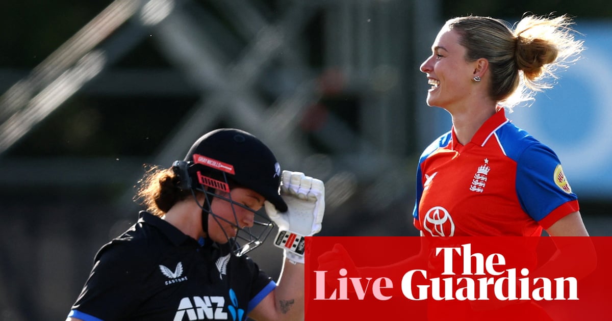 England v New Zealand: first women’s T20 cricket international – live