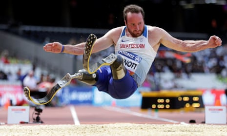 Luke Sinnott lost both his legs in an explosion in Afghanistan, but fulfilled his ambition of representing Great Britain by competing in the T42 long jump.