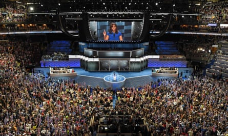 In her address to the convention, Michelle Obama tackled race, politics and parenting head on.