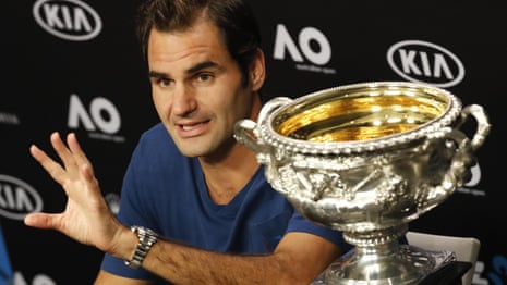 Roger Federer speaks after winning Australian Open – video