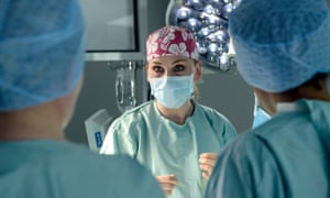 Casualty actor Rosie Marcel as Jac Naylor ... just your average consultant cardio-thoracic surgeon