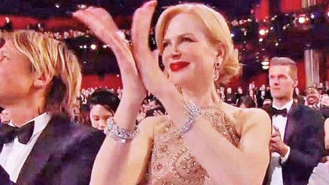 Oscars Seal Clap Was To Protect Rings Says Nicole Kidman