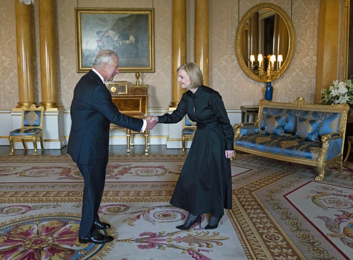 King Charles receives Liz Truss