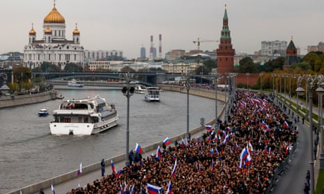 People attend a concert marking the declared annexation of the Russian-controlled territories of Ukraine's Donetsk, Luhansk, Kherson and Zaporizhzhia regions.