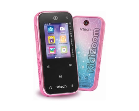 VTech KidiZoom Snap Touch Pink, Device for Kids with 5MP Camera,Take Photos, Selfies & Videos, Includes MP3 Player, Filters, Bluetooth & More, 6, 7+ Years, English Version,17 x 120 x 60 millimeters