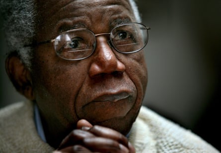 Chinua Achebe close-up photo