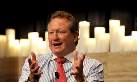 Mining billionaire Andrew Forrest: ‘If you don’t report it. Barbecued,’ he told suppliers.