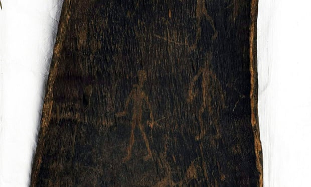 Aboriginal bark etching