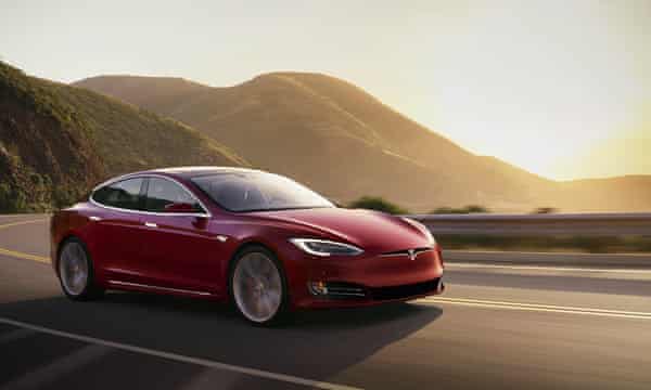 The Tesla Model S, a premium electric sedan. The company’s shares dropped by 7.5% in early trading in the US on Friday to $575.