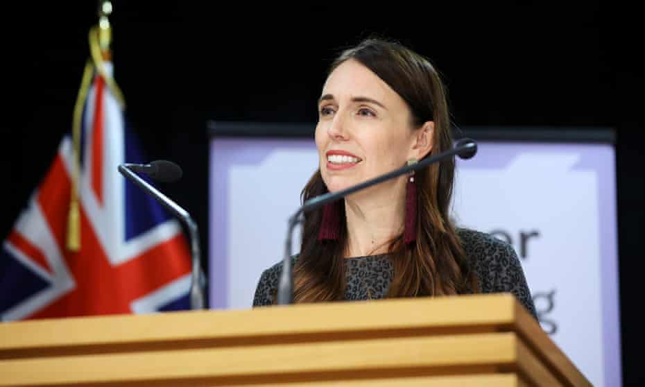 NZ Prime Minister Jacinda Ardern Announces Plans For COVID Travel Bubble With AustraliaWELLINGTON, NEW ZEALAND - APRIL 06: Prime Minister Jacinda Ardern speaks to media during a press conference at Parliament on April 06, 2021 in Wellington, New Zealand. Prime Minister Jacinda Ardern announced that quarantine-free travel between New Zealand and Australia will start on Monday 19 April. The travel bubble will aid economic recovery by safely opening up international travel between the two countries while continuing to pursue a COVID-19 elimination strategy. (Photo by Hagen Hopkins/Getty Images)