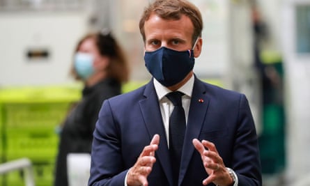 The French President Emmanuel Macron