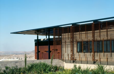 Brise-soleil installed on the British embassy building in Sana’a, Yemen.