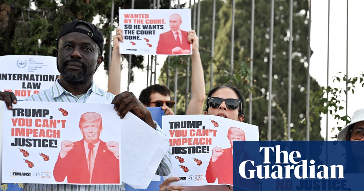 The Trump administration’s idea of foreign policy: slap sanctions on the judges, threaten the lawyers, and call it a defense of freedom.