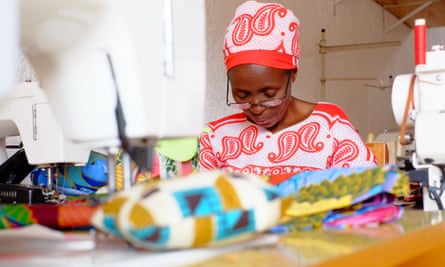 Nyamirambo Women’s Centre, Rwanda, woman sewing