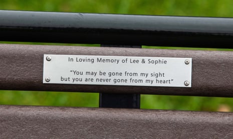 A memorial plaque reading ‘In loving memory of Lee & Sophie – “You may be gone from my sight but you are never gone from my heart”’