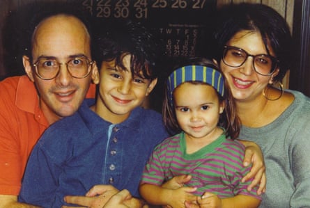 Bob and Elvira pinch their boy Michael and girl Caroline successful 1995.