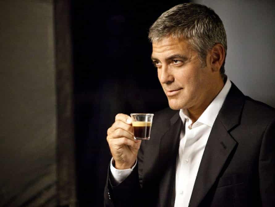 George Clooney in a Nespresso advert
