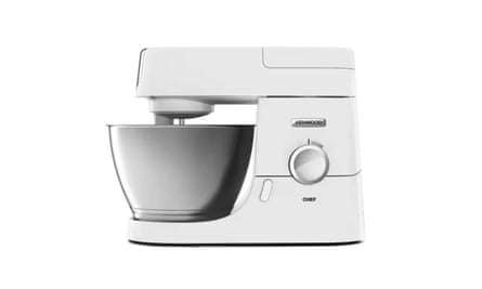 A white and silver Kenwood Chef KVC3100W
