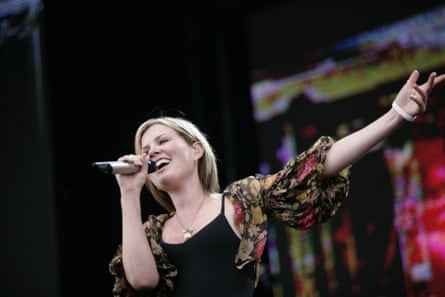 Dido performs at the Live 8 concert in 2005.