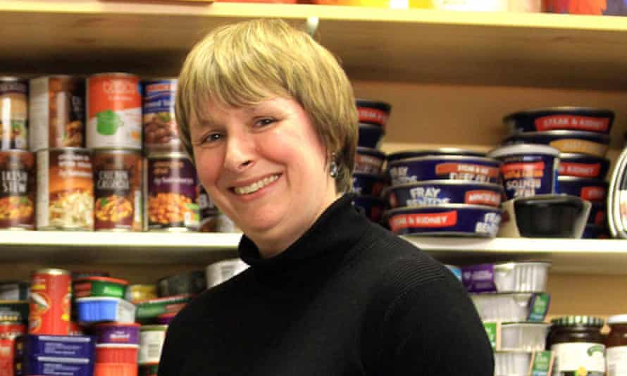 Joanne Kondabeka, a ‘shepherd’ who runs the local food bank.