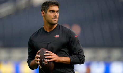 Jimmy Garoppolo is a competent QB, but he struggles to measure up against the best in the AFC