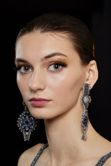 Apply a sheer veil of gold for a winning look | Beauty | The Guardian