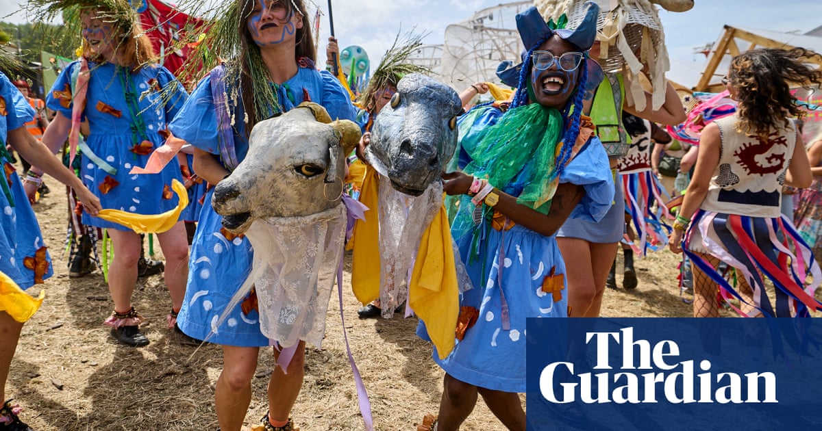 Telly-shrubbies', morris dancers and living graffiti: Glastonbury's Shangri-La gets a revamp in pictures