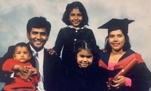 Teacher Rihula with her family at her mum’s graduation in Australia