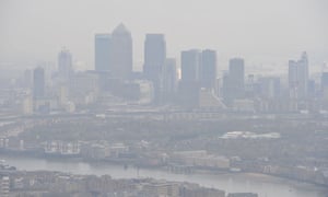 Air pollution over London