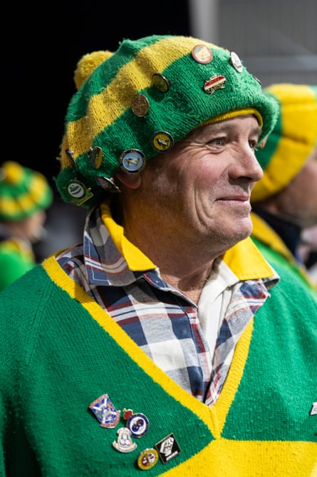 Russell ‘Rusty’ Nevill wears his Poolburn Curling Club jimmy hat and jumper