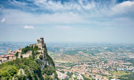 The Guaita fortress in San Marino.