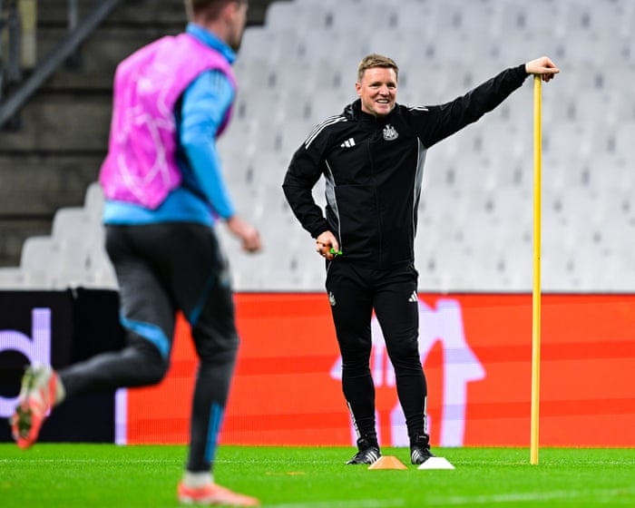 Eddie Howe hopes Newcastle can banish travel sickness on mission to Marseille