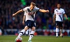 Harry Kane double keeps Tottenham in hot pursuit of Leicester City