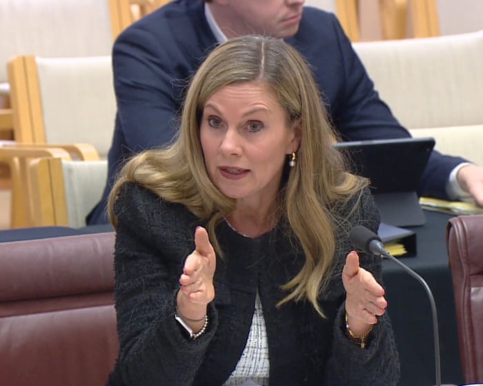 eSafety commissioner questioned on Roblox and social media ban after Guardian investigation – video