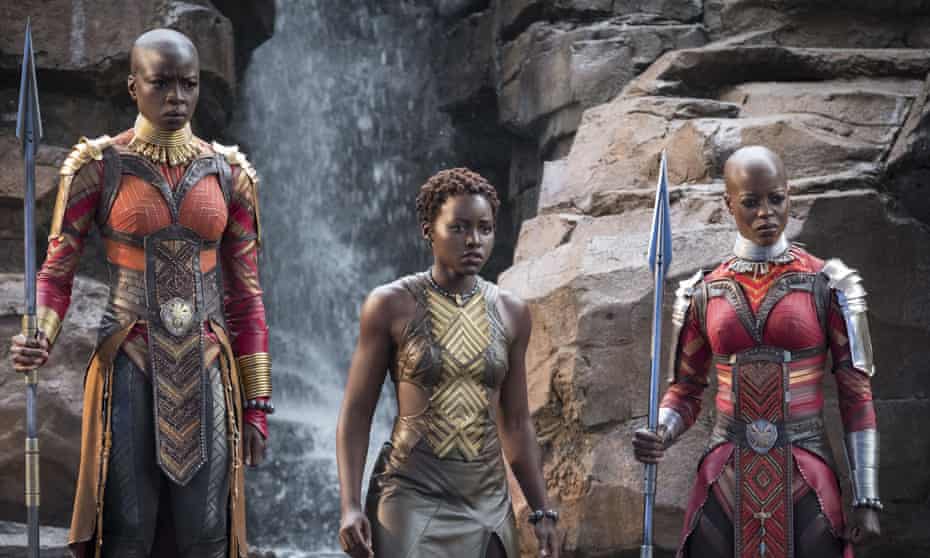 Box-office smash … Danai Gurira, Lupita Nyong’o, Florence Kasumba in Black Panther.
