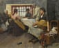 A 19th-century painting by Albert Chevallier Tayler showing family sitting around a table