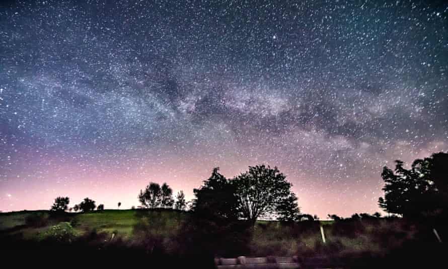 Night Sky with milky way from Snowdonia