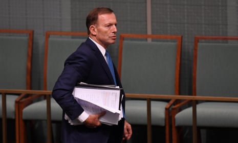 Former Australian prime minister Tony Abbott