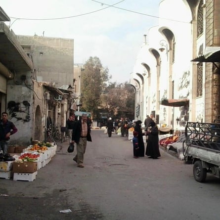 Qaboun before the war, when it was a busy working-class suburb of Damascus.